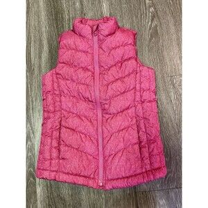 Gap Kids Puffer Vest Girls Size M 8-9YRS  Dark Pink